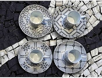 Amazon.com: Vista Alegre Calcada Portuguesa Coffee Cup and Saucer